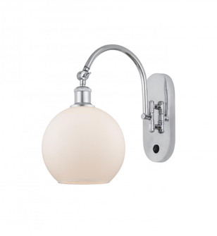 Athens - 1 Light - 8 inch - Polished Chrome - Adjustable Swing Arm (3442|518-1W-PC-G121-8-LED)