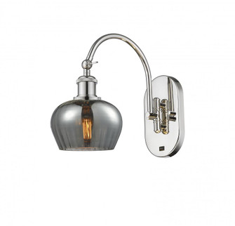 Fenton - 1 Light - 7 inch - Polished Nickel - Sconce (3442|518-1W-PN-G93-LED)