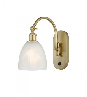 Castile - 1 Light - 6 inch - Satin Gold - Adjustable Swing Arm (3442|518-1W-SG-G381)