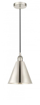 Berkshire - 1 Light - 8 inch - Polished Nickel - Cord hung - Mini Pendant (3442|616-1P-PN-MBC-8-PN)
