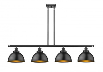 Derby - 4 Light - 48 inch - Matte Black - Stem Hung - Island Light (3442|916-4I-BK-MFD-10-BK)