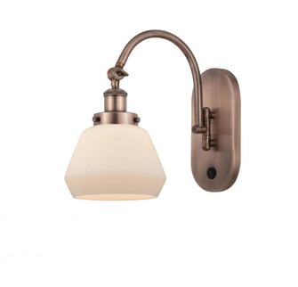 Fulton - 1 Light - 7 inch - Antique Copper - Adjustable Swing Arm (3442|918-1W-AC-G171-LED)