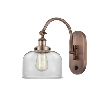 Bell - 1 Light - 8 inch - Antique Copper - Adjustable Swing Arm (3442|918-1W-AC-G72)