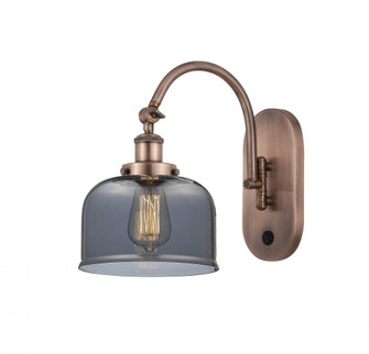 Bell - 1 Light - 8 inch - Antique Copper - Adjustable Swing Arm (3442|918-1W-AC-G73)