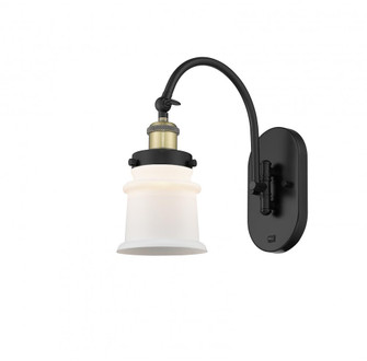 Canton - 1 Light - 7 inch - Black Antique Brass - Adjustable Swing Arm (3442|918-1W-BAB-G181S-LED)