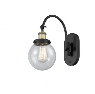 Beacon - 1 Light - 6 inch - Black Antique Brass - Adjustable Swing Arm (3442|918-1W-BAB-G204-6-LED)