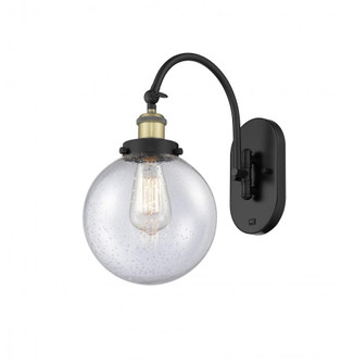 Beacon - 1 Light - 8 inch - Black Antique Brass - Adjustable Swing Arm (3442|918-1W-BAB-G204-8)
