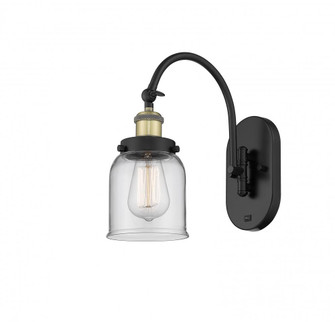 Bell - 1 Light - 5 inch - Black Antique Brass - Adjustable Swing Arm (3442|918-1W-BAB-G52-LED)