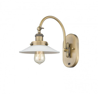 Halophane - 1 Light - 9 inch - Brushed Brass - Adjustable Swing Arm (3442|918-1W-BB-G1-LED)