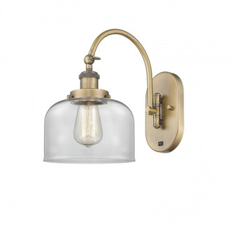 Bell - 1 Light - 8 inch - Brushed Brass - Adjustable Swing Arm (3442|918-1W-BB-G72-LED)