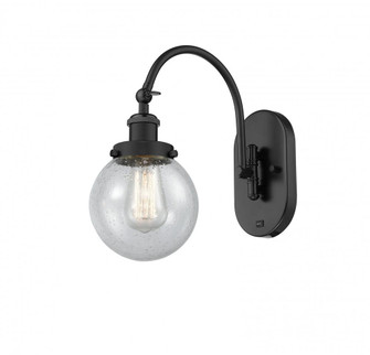 Beacon - 1 Light - 6 inch - Matte Black - Adjustable Swing Arm (3442|918-1W-BK-G204-6-LED)