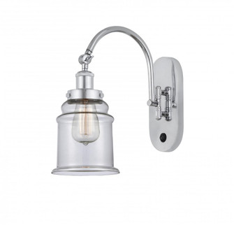 Canton - 1 Light - 7 inch - Polished Chrome - Adjustable Swing Arm (3442|918-1W-PC-G182-LED)