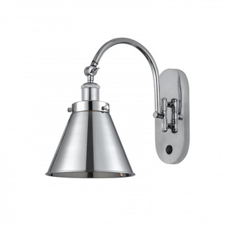 Appalachian - 1 Light - 8 inch - Polished Chrome - Adjustable Swing Arm (3442|918-1W-PC-M13-PC-LED)