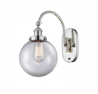 Beacon - 1 Light - 8 inch - Polished Nickel - Adjustable Swing Arm (3442|918-1W-PN-G202-8)
