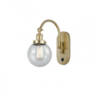 Beacon - 1 Light - 6 inch - Satin Gold - Adjustable Swing Arm (3442|918-1W-SG-G204-6-LED)