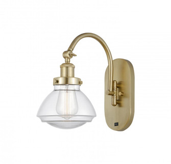 Olean - 1 Light - 7 inch - Satin Gold - Adjustable Swing Arm (3442|918-1W-SG-G322-LED)