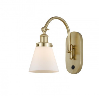 Cone - 1 Light - 6 inch - Satin Gold - Sconce (3442|918-1W-SG-G61-LED)