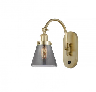 Cone - 1 Light - 6 inch - Satin Gold - Sconce (3442|918-1W-SG-G63-LED)