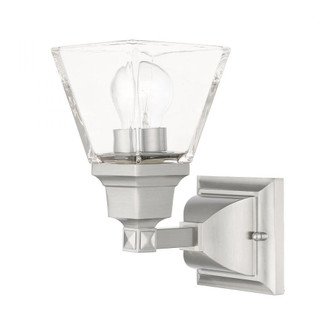1 Lt Brushed Nickel Wall Sconce (108|17171-91)