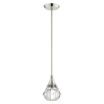 1 Lt Polished Nickel Mini Pendant (108|47071-35)