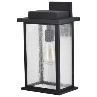 Sullivan; 1 Light Large Wall Lantern; Matte Black with Clear Seeded Glass (81|60/7376)