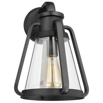 Everett; 1 Light; Large Wall Sconce; Matte Black with Clear Glass (81|60/7556)