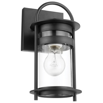 Bracer; 1 Light; Small Wall Lantern; Matte Black Finish with Clear Glass (81|60/7640)