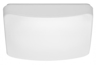 11 inch; Flush Mounted LED Fixture; CCT Selectable; Square; White Acrylic; with Sensor (81|62/1215)
