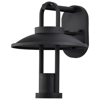 Harriman; 12W LED; Large Wall Lantern; Matte Black with Aluminum Shade (81|62/1606)