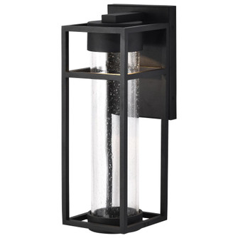 Ledges; 6W LED; Medium Wall Lantern; Matte Black with Clear Seeded Glass (81|62/1612)