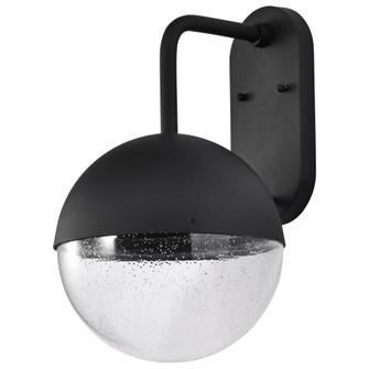 Atmosphere; 10W LED; Large Wall Lantern; Matte Black with Clear Seeded Glass (81|62/1618)
