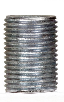 3/8 IP Steel Nipple; Zinc Plated; 7/8'' Length; 5/8'' Wide (27|90/2130)