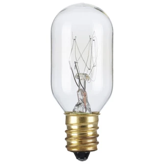 25 Watt T7 Incandescent; Clear; Candelabra base; 130 Volt (27|S2752)