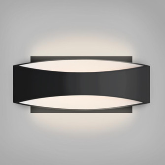 Besa, Arc Wall Sconce, Black/Silver, 1x6W LED (127|ARC-LED-BK)