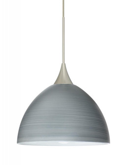 Besa Pendant Brella Satin Nickel Titan 1x6W LED, 15Ft. Cord (127|1XC-4679TN-LED-SN-L)