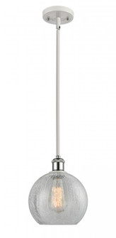 Athens - 1 Light - 8 inch - White Polished Chrome - Mini Pendant (3442|516-1S-WPC-G125-LED)