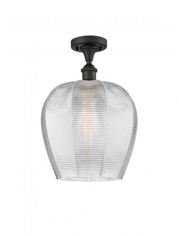 Norfolk - 1 Light - 12 inch - Oil Rubbed Bronze - Semi-Flush Mount (3442|516-1C-OB-G462-12)