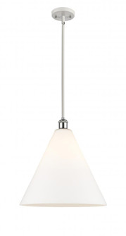 Berkshire - 1 Light - 16 inch - White Polished Chrome - Pendant (3442|516-1S-WPC-GBC-161-LED)