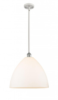 Bristol - 1 Light - 16 inch - White Polished Chrome - Pendant (3442|516-1S-WPC-GBD-161)