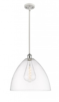Bristol - 1 Light - 16 inch - White Polished Chrome - Pendant (3442|516-1S-WPC-GBD-162)