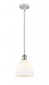 Bristol - 1 Light - 8 inch - White Polished Chrome - Mini Pendant (3442|516-1S-WPC-GBD-751-LED)