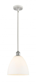 Bristol - 1 Light - 9 inch - White Polished Chrome - Mini Pendant (3442|516-1S-WPC-GBD-91)