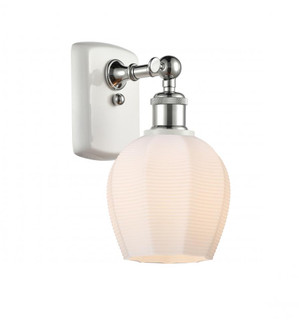Norfolk - 1 Light - 6 inch - White Polished Chrome - Sconce (3442|516-1W-WPC-G461-6)
