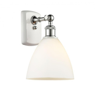 Bristol - 1 Light - 8 inch - White Polished Chrome - Sconce (3442|516-1W-WPC-GBD-751)