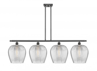 Norfolk - 4 Light - 50 inch - Oil Rubbed Bronze - Stem hung - Island Light (3442|516-4I-OB-G462-12)