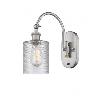 Cobbleskill - 1 Light - 5 inch - Brushed Satin Nickel - Adjustable Swing Arm (3442|518-1W-SN-G112)