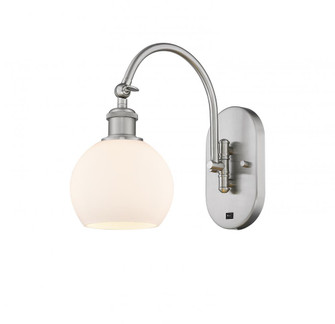 Athens - 1 Light - 6 inch - Brushed Satin Nickel - Adjustable Swing Arm (3442|518-1W-SN-G121-6)