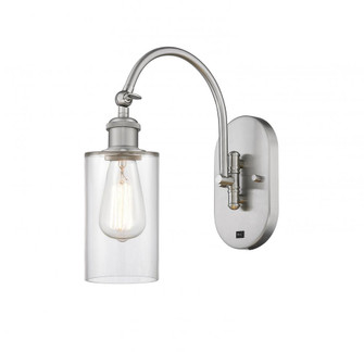 Clymer - 1 Light - 4 inch - Brushed Satin Nickel - Adjustable Swing Arm (3442|518-1W-SN-G802-LED)