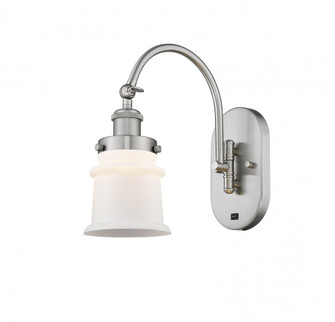 Canton - 1 Light - 7 inch - Brushed Satin Nickel - Adjustable Swing Arm (3442|918-1W-SN-G181S-LED)
