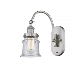 Canton - 1 Light - 7 inch - Brushed Satin Nickel - Adjustable Swing Arm (3442|918-1W-SN-G184S-LED)